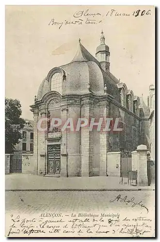 Cartes postales Alencon La Bibliotheque Municipale
