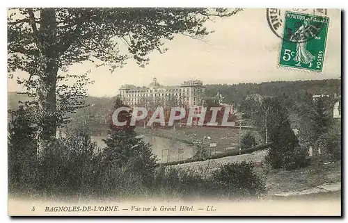 Cartes postales Bagnoles de L'Orne Vue sur le Grand Hotel