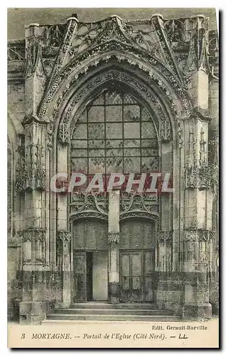Cartes postales Mortagne Portail de l'Eglise Cote Nord