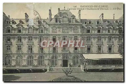 Cartes postales Bagnoles de l'Orne Le Grand Hotel de l'Etablissement Thermal