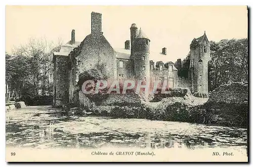 Cartes postales Chateau de Gratot Manche