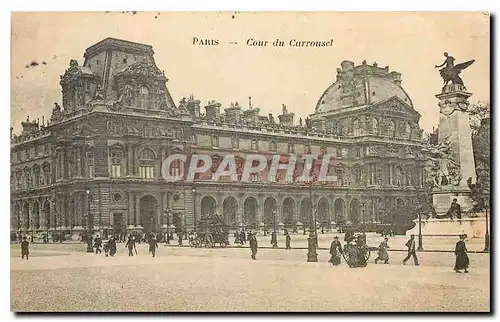 Ansichtskarte AK Paris Cour du Carrousel