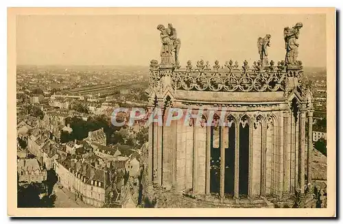 Cartes postales La Douce France Orleans Loiret Vue generale et Detail de la Cathedrale Sainte Croix