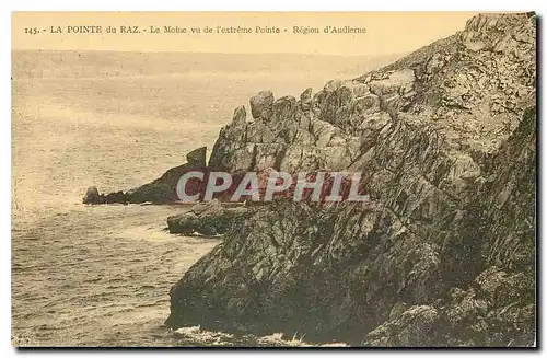 Cartes postales La Pointe du Raz Le Moine vu de l'extreme pointe Region Audierne