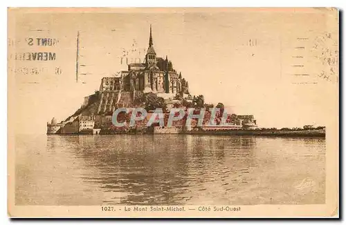 Cartes postales Le Mont Saint Michel Cote Sud Ouest