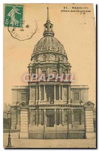 Cartes postales Paris Dome des Invalides