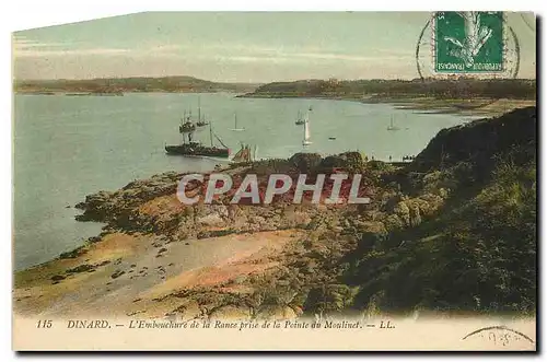 Cartes postales Dinard L'Embouchure de la Rance prise de la Pointe du Moulinet