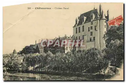 Cartes postales Chateauroux Chateau Raoul