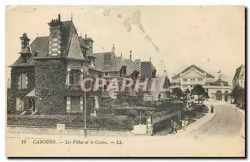 Cartes postales Cabourg Les Villas et le Casino