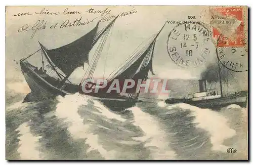 Cartes postales Bateaux