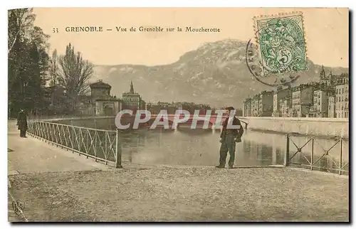 Cartes postales Grenoble Vue de Grenoble sur la Moucherotte