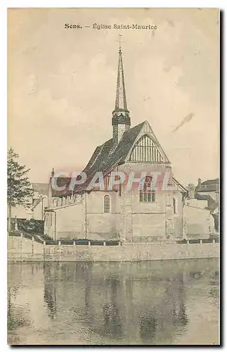 Cartes postales Sens Eglise Saint Maurlee