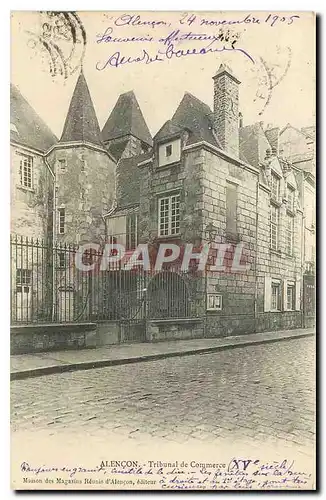 Cartes postales Alencon Tribunal de Commerse