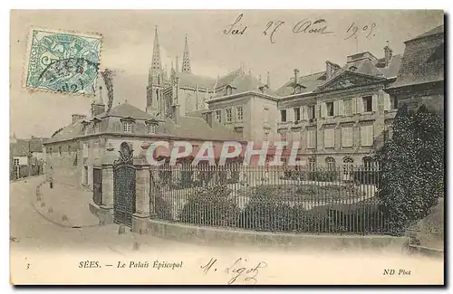 Cartes postales Sees Le Palais Episcopal