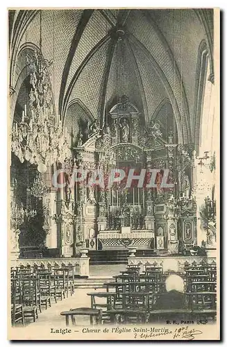 Ansichtskarte AK Laigle Choeur de l'Eglise Saint Marlin