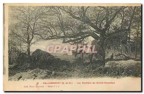 Ansichtskarte AK Ballancourt S et O Les Rochers u Grand Saussaye