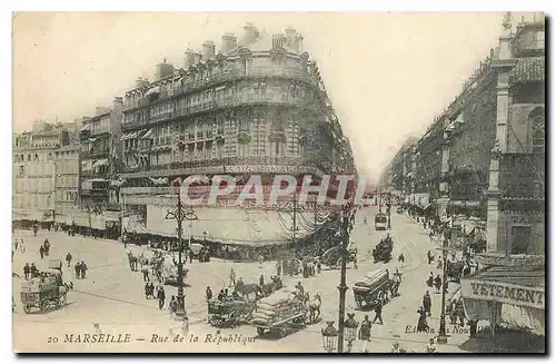 Cartes postales Marseille Rue de la Republique