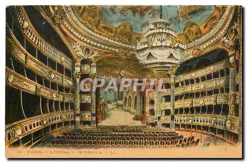 Cartes postales Paris l'Opera Interieur