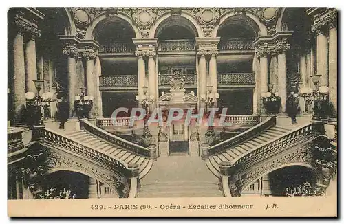 Cartes postales Paris Opera Escalier d'honneur