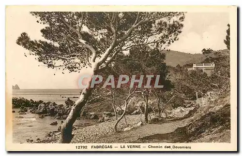 Ansichtskarte AK Fabregas La Verne Chemin des Douaniers