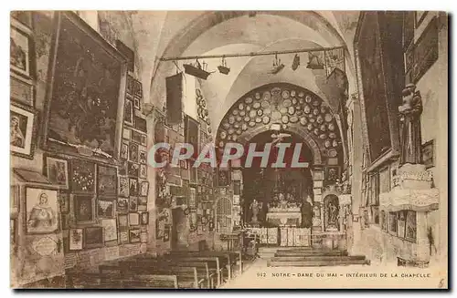 Ansichtskarte AK Notre Dame du Mai Interieur de la Chapelle