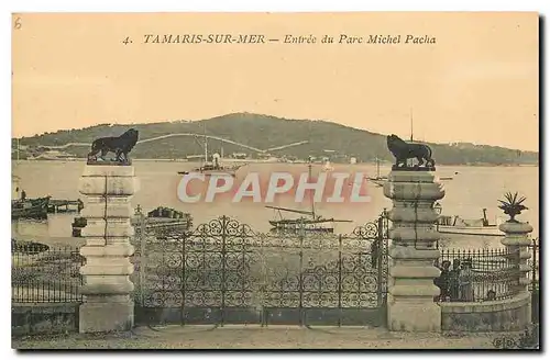 Cartes postales Tamaris sur Mer Entree du Parc Michel Pacha