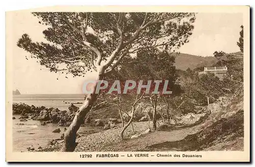 Ansichtskarte AK Fabregas La Verne Chemin des Douaniers