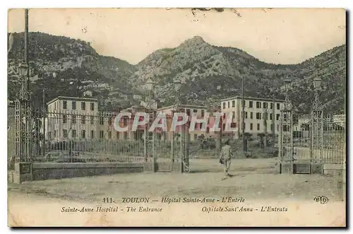 Cartes postales Toulon Hopital Sainte Anne l'Entree