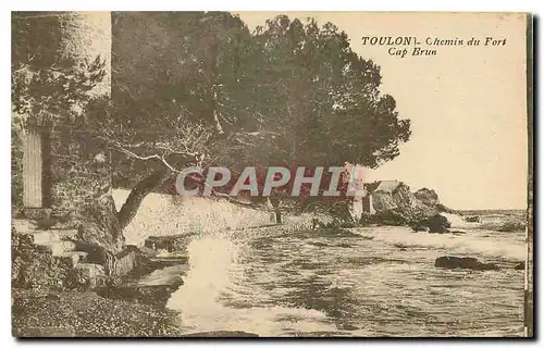 Cartes postales Toulon Chemin du Fort Cap Brun