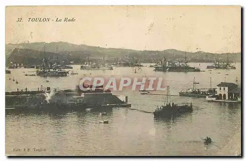 Ansichtskarte AK Toulon La Rade Bateaux