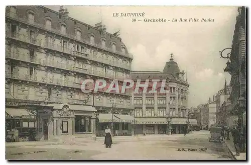 Cartes postales Le Dauphine Grenoble La Rue Felix Poulat