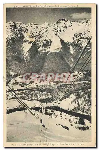 Cartes postales Auron Le Grand Cimon de Rabouns