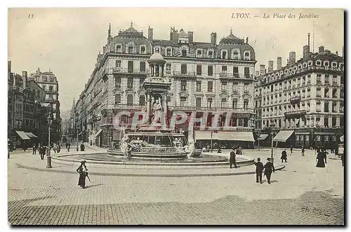 Cartes postales Lyon La Place des Jacobins
