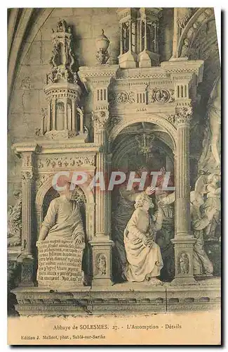 Cartes postales Abbaye de Solesmes l'Assomption Details