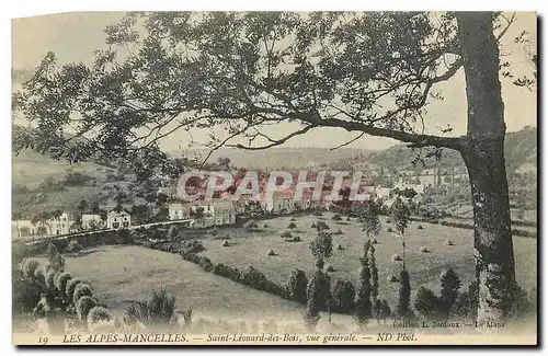 Cartes postales Les Alpes Manchelles Saint Leonard des Bois vue generale