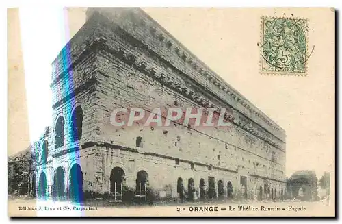 Cartes postales Orange Le Theatre Romain Facade