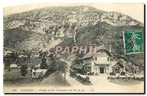 Cartes postales Lourdes Chemin de Fer Funiculaire du Pic du Jer