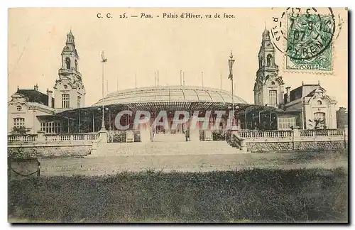 Cartes postales Pau Palais d'Hiver vu de face