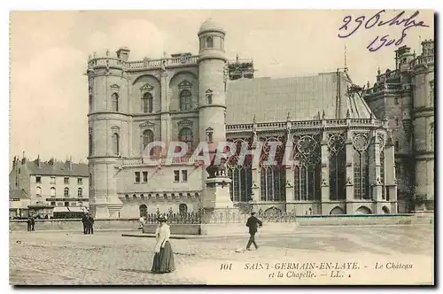 Cartes postales Saint Germain en Laye Le Chateau et la Chapelle