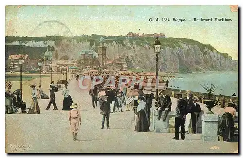 Cartes postales Dieppe Boulevard Maritime