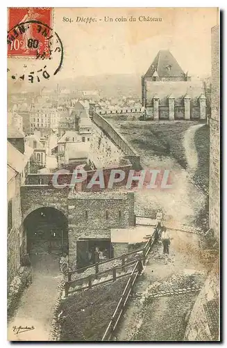 Cartes postales Dieppe In coin du Chateau