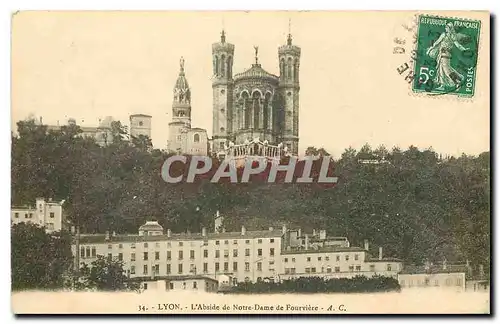 Cartes postales Lyon l'Abside de Notre Dame de Fourviere