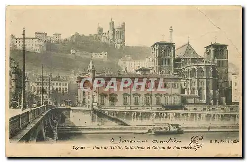 Cartes postales Lyon Cathedrale en Coteau de Fourviere