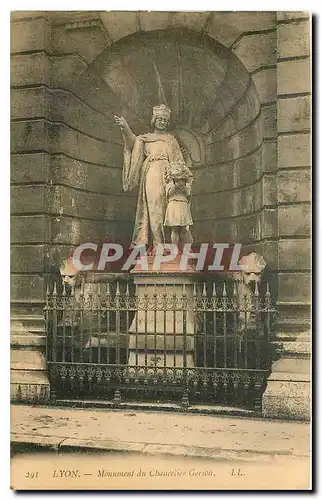 Cartes postales Lyon Monument du Chancelier Gerson