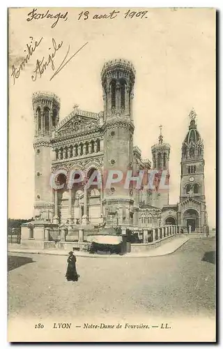 Cartes postales Lyon Notre Dane de Fourvuere