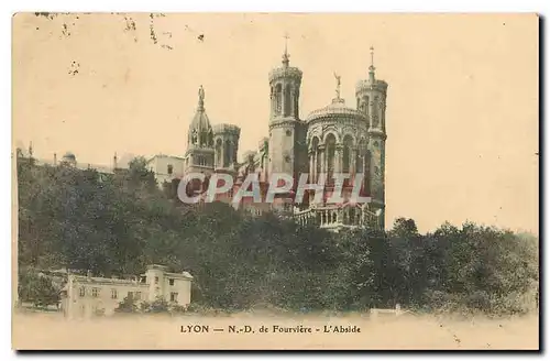 Cartes postales Lyon N D de Fourviere L'Abside