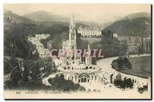 Cartes postales Lourdes Vue plongeante