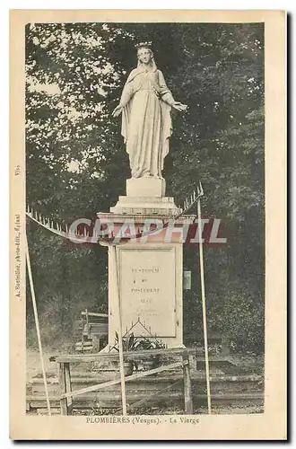 Cartes postales Plombieres Vosges La Vierge