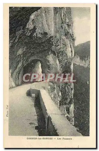 Ansichtskarte AK Cognin les Gorges Les Tunnels