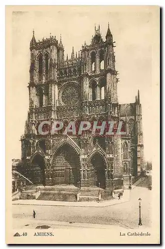 Cartes postales Amiens La Cathedrale